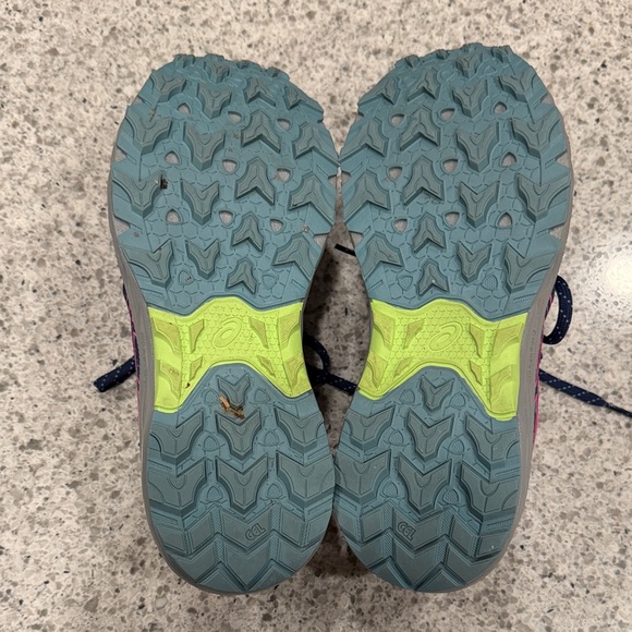 ASICS Gel-Venture 9 Deep Ocean (Blue) and Hot Pink Women’s Running Shoes Sz 5.5 - Picture 6 of 8